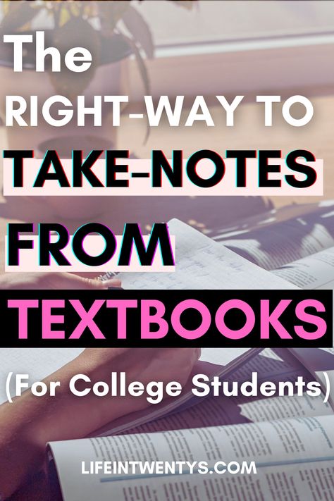 I finally figured out a way to take notes from textbooks that’s actually useful. And now, I am going to share all my tips and tricks so that you can start taking notes from textbooks with clarity, confidence, and ease. Ready? Let’s get started! By the end of this, you’ll have learned how to take notes from college textbooks the RIGHT way 💪🏻 and you’ll never look back. How To Take Notes On A Book, How To Study From A Textbook, How To Highlight Textbook, How To Take Notes From A Textbook, Studying Textbook Tips, Taking Notes From Textbook, How To Take Notes From A Textbook College Students, Taking Notes From Textbook Tips, Textbook Notes