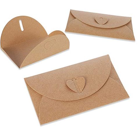 Small Envelope, Envolpes Ideas Handmade, Kraft Paper Packaging, Valentines Day Cards Handmade, Gift Card Envelope, Cute Envelopes, Small Envelopes, Gift Envelope, Paper Envelopes