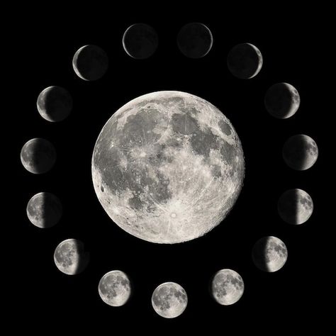 Moon Symbol Meaning, New Moon September, Full Moon Cycle, Full Moon Photos, Cycle Photo, Craters On The Moon, Full Moon Phases, Zestaw Ikon, Moon Icon