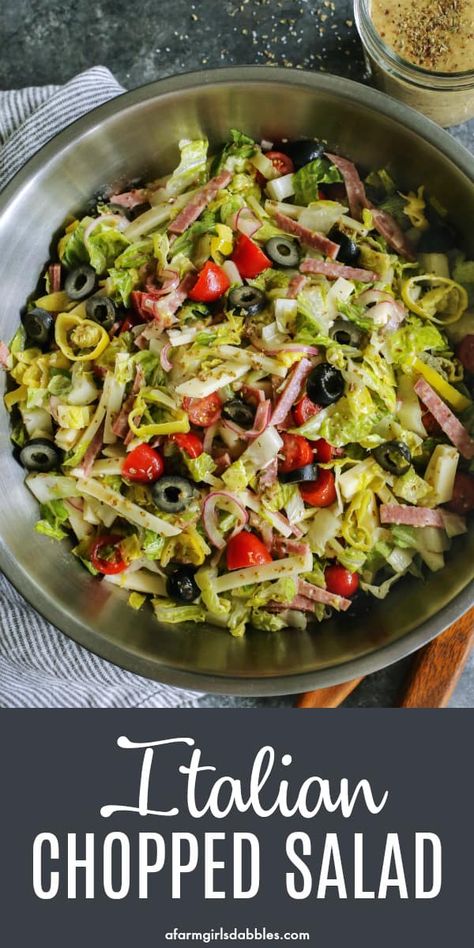 Entre Salad Recipes, Paleo Italian Salad, Yummy Salads For Parties, Salads For Pasta Dinner, Giant Salad Recipes, Taste Of Home Recipes Salads, Salad Ideas For Dinner Party, Yummy Salad Ideas, Simply Stacy Recipes