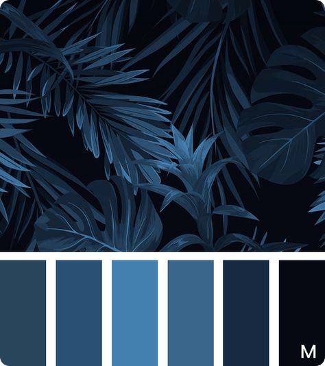 Dark blue -  Dark blue Bedroom Dark, Dark Color Palette, Color Schemes Colour Palettes, Monochrome Color, Blue Colour Palette, Color Balance, Dark Blue Color, Colour Palettes, Colour Schemes