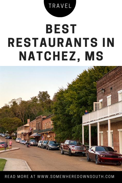 Natchez, Mississippi has some great restaurants! Here is a list of the great places to eat in Natchez, MS Things To Do In Natchez Ms, Natchez Ms, Natchez Trace Parkway Road Trips, Biloxi Mississippi Restaurants, South Haven Michigan Restaurants, Mississippi Vacation, Natchez Mississippi, Mississippi River Cruise, Southaven Mississippi