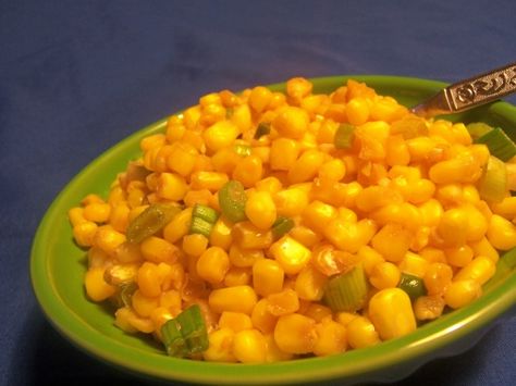 Caribbean Corn Recipe - Food.com Caribbean Corn, Carribean Food, Spicy Corn, Jamaican Dishes, Corn Recipe, Caribbean Cuisine, Island Food, Corn Recipes, Jamaican Recipes