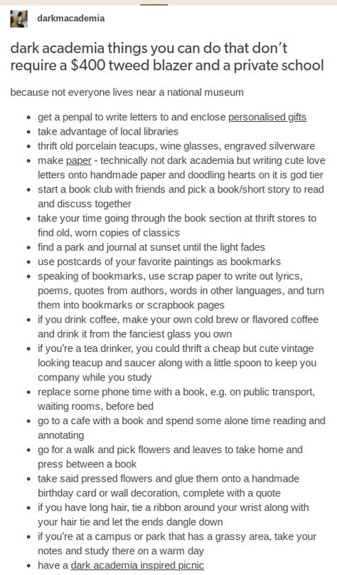 Dark Academia X Light Academia, Light Academia Things To Do, Dark Academia Clothes List, Random Things To Research When Bored Academia Edition, How To Be Dark Academia At School, Interesting Subjects To Study, Light Academia Things, Dark Academia Things To Do When Bored, How To Be Light Academia