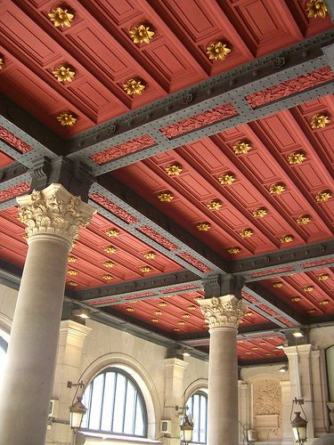 Gare Saint-Lazare (XIXe), Paris VIIIe | by Yvette G. Living Room Designs India, Ceilings Design, Luxury Ceiling Design, Ceiling Details, Vibrant Living Room, Little House Plans, Heritage Hotel, House Design Pictures, Ceiling Detail