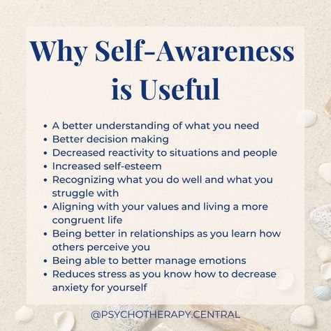 Why Self-Awareness is Useful What Is Self Awareness, Psychology Charts, Coping Skills Toolbox Ideas, Self Awareness Quotes, Coping Skills Worksheets, Assertive Communication, Awareness Quotes, Self Actualization, Group Ideas