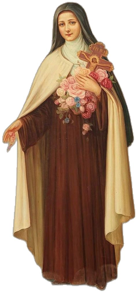 St Therese Of Lisieux, Thérèse Of Lisieux, St Therese, Holy Trinity, Sacred Art, Jesus, Media, Art