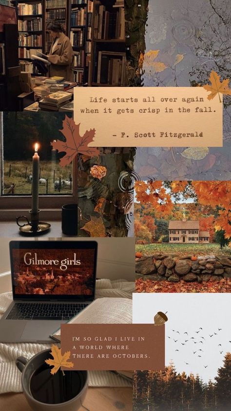 Fall Aesthetic Lockscreen Iphone, Fall Wallpaper Aesthetic Vintage Dark, Fall Lockscreen Collage, Fall Lockscreen Aesthetic Collage, Fall Collages Wallpaper, 2023 Fall Aesthetic, October Lockscreen Aesthetic, Autumn Homescreen Aesthetic, Autumn Aesthetic Wallpaper Collage