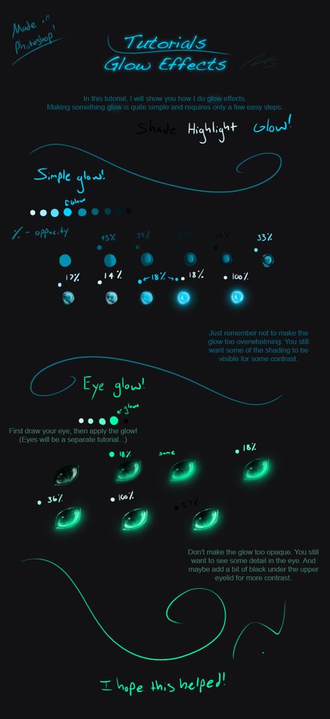 Glow Tutorial by Whisperspirit on DeviantArt Draw Sparkles, Lighting References, Photoshop Help, Procreate Ipad Art, Glowing Art, Coloring Tutorial, Drawing Stuff, Ipad Art, Digital Painting Tutorials