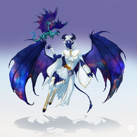 ArtStation - Tiefling Celestial Warlock Celestial Tiefling, Winged Tiefling, Celestial Warlock, Artificer Dnd, Warrior Clothing, Larp Ideas, Bored Games, D D Character Ideas, Dragon Artwork Fantasy