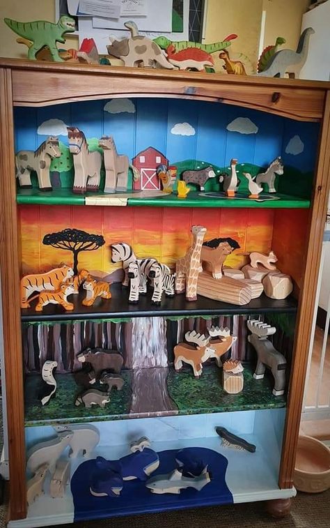 Animal Home, Small World Play, Nursery Playroom, Toddler Play, Toddler Learning Activities, Dramatic Play, Kid Activities, Montessori Activities, Toddler Learning