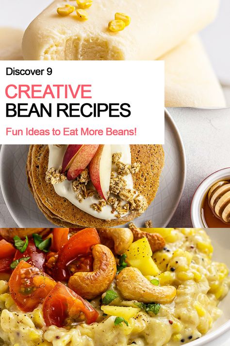 creative recipe ideas with beans Sweet Beans Recipe, Recipes With Beans, Eat More Beans, Beans Recipe Healthy, Burger Healthy, Dry Beans Recipe, Cook Beans, Magical Fruit, Vegan Patties