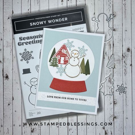 SU Snowy Wonder – Stamped Blessings – Simply Beautiful Cards – Stampin' Up! Stampin Up Starlit Punch, Snowy Wonder Su Cards, Stampin Up Snowy Wonder Cards, Stampin Up Snowy Wonder, Snowy Wonder Stampin Up Cards, Handmade Thank You Cards, New Paper, Stampin Up Christmas, Beautiful Handmade Cards