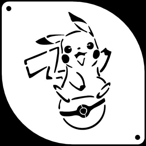 Pochoir Pikachu Pikachu Stencil, Artistic Inspiration, Multi Layering, Artist Inspiration, Pikachu