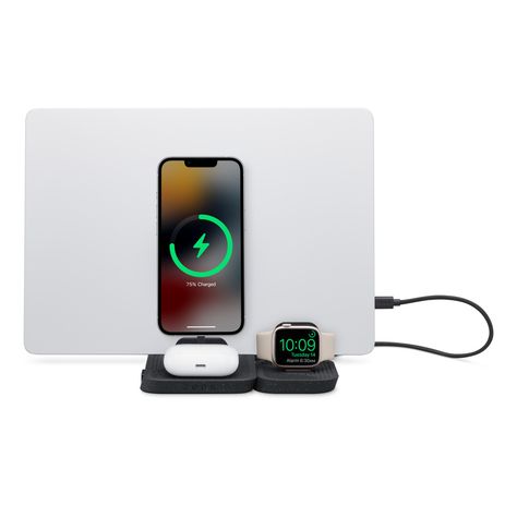 Ipad And Airpods, Iphone Airpods Apple Watch, Organized Desk, Desk Nightstand, Iphone Airpods, Airpods Apple, Apple Devices, Apple Store, 4 In 1