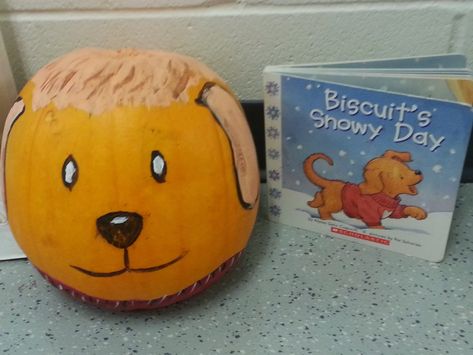 Pumpkin Book Report Project, Biscuit The Dog, Pumpkin Book Report, Book Character Pumpkin, Book Pumpkins, Storybook Pumpkin, Halloween Things To Do, Book Character Pumpkins, Story Book Pumpkin