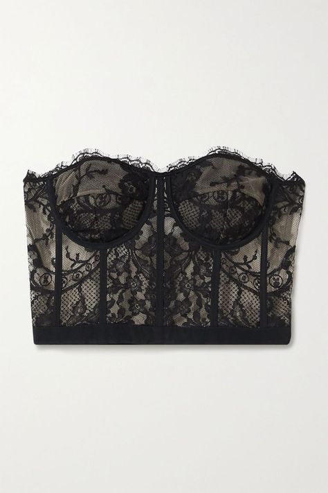 Fall 2020 Fashion Trends - Top Runway Trends for Fall Lace Bustier Top, Lace Weave, Top Bustier, Alexander Mcqueen Clothing, Black Corset Top, Outfit Classy, Satin Noir, Corsets And Bustiers, Corded Lace