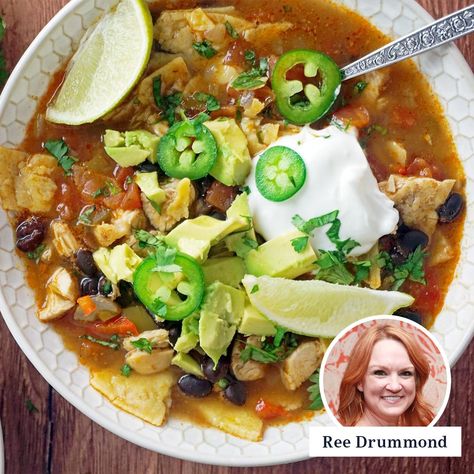 Chicken Tortilla Soup Pioneer Woman, Brothy Soups, Southwestern Soup, Adult Blankets, Pioneer Woman Chicken, Mexican Chicken Soup, Woman Cooking, Chicken Tortilla Soup Easy, Mexican Soup Chicken