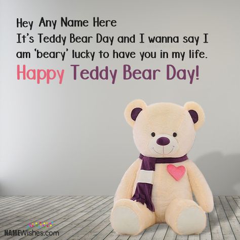 Teddy Day Date, Happy Teddy Day Quotes, Teddy Day Quotes, Happy Teddy Bear Day, Teddy Images, Happy Teddy Day, National Teddy Bear Day, Happy Teddy Day Images, Teddy Day Images