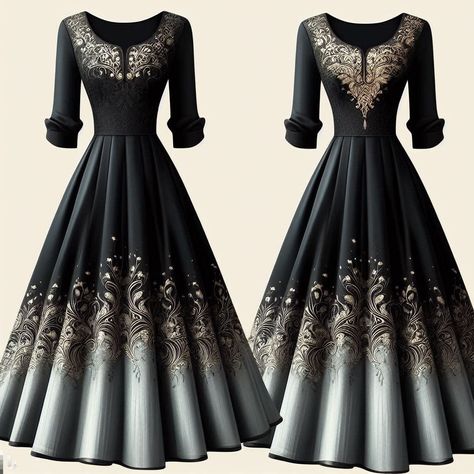 A beautiful tinic dress design for everyone. #tunicfrock #frock #womendresses #partydresses #black Party Dresses For Teenagers, Sparkle Party Dress, Sparkle Party, Frock Design, Dress Design, Dress Designs, For Everyone, Designer Dresses, Color Design