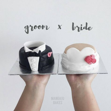 Bachelorette Cake For Groom, Mini Fondant Cakes, Groom Cakes, Bachelorette Cake, Bride And Groom Cake, Story Wedding, Groom Cake, Love Story Wedding, Grooms Cake