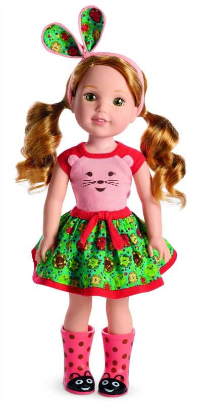 American Girl Wellie Wishers, Куклы American Girl, Hedgehog Print, Wellie Wishers Dolls, All American Girl, Wellie Wishers, Cute Headbands, Ag Dolls, New Dolls