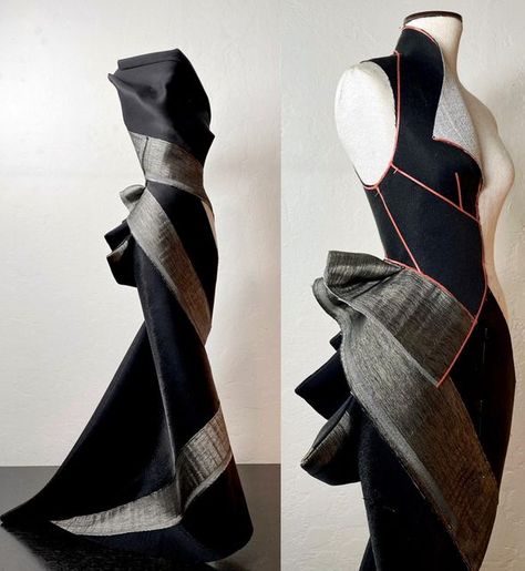 Rob Curry on Instagram: "Rough beginnings and development of a design from the archives. #process #designprocess #draping #modelist #halfscale #fashion #fashiondesign #womensfashion #dress #gown #dressmaker #patternmaking #silhouette" Fashion Portfolio Ideas Inspiration, Draping Dress Ideas, Draping Fashion Design, Fashion Development, Draping Dress, Fashion Draping, Draping Fashion, Glamour Dress, Folding Clothes