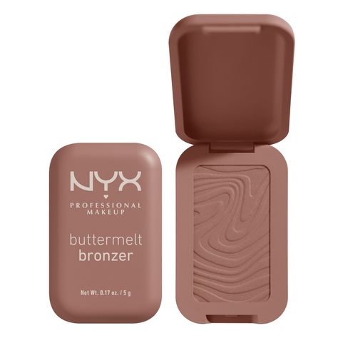 NYX Professional Makeup Buttermelt Powder Bronzer, All Butta'D Up - Walmart.com Makeup Ulta, Shadow Face, Powder Bronzer, Bronzer Brush, Too Faced Bronzer, Nyx Makeup, Makeup Bronzer, Mango Butter, Nyx Professional Makeup