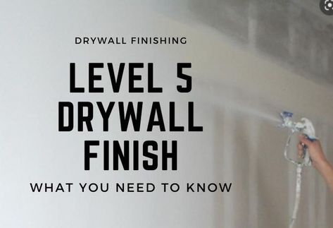 This ranking system was developed by the Gypsum Association in 1991 to standardize how walls are assembled and sealed during the building process.

These guidelines define in detail the exact level of finish. To fully comprehend how you arrive at a Level 5 finish, it helps to understand the levels before it. Smooth Drywall Finish, Level 5 Drywall Finish, Installing Drywall, 70s Life, Veneer Plaster, Boulder House, Drywall Construction, Drywall Texture, Hanging Drywall