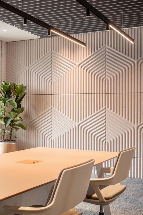 » Earnix Offices by Shirli Zamir Design Studio Flexible Workspace, Meeting Room Design, Acoustic Ceiling, Acoustic Design, Acoustic Wall Panels, Acoustic Wall, Office Snapshots, Workplace Design, Small Office