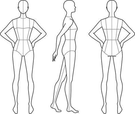 Sewing Spandex, Silhouette Mode, Bodysuit Pattern, Fashion Model Sketch, Draw Fashion, Superhero Costume, Fashion Design Template, Model Sketch, Figure Dress