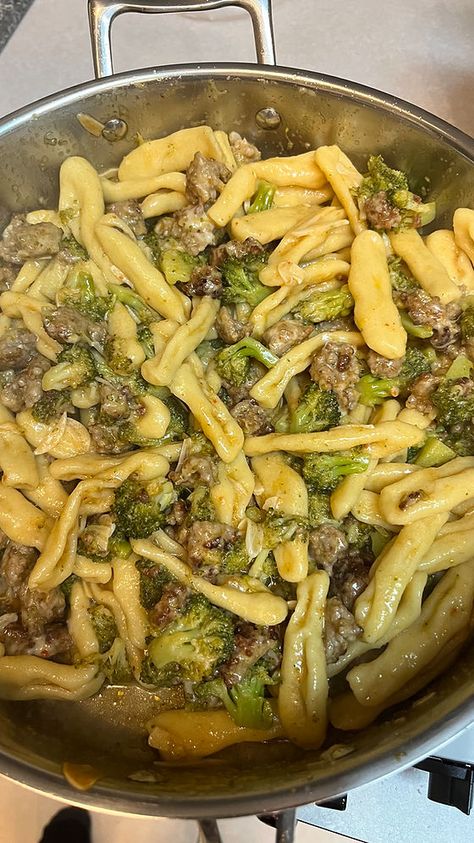 Cavatelli Pasta Fusilli Caserecci Pasta Recipes, Cavatelli And Broccoli Sausage, Cavatelli Recipe Dinners, Cavatelli Pasta Recipe, Cavatelli And Broccoli, Cavatelli Recipe, Broccoli Sausage, Cavatelli Pasta, Easy Pasta Dinner Recipes