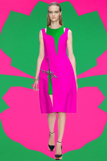 Dior 'graphic colour blocking shape relations' GIF, PFW AW14. More images here: http://www.dazeddigital.com/fashion/article/19148/1/pfw-aw14-gifs Gif Fashion, Coloured Tights, Colourful Fashion, Cloth Design, Birthday Fashion, Fashion Couture, Fashion Articles, Colour Blocking, Fashion Collage