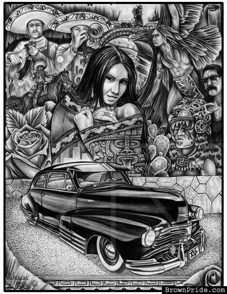 .True Chicano style Chicano Artwork, Lowrider Arte, Prison Drawings, Latina Art, Lonely Boy, Teen Angels, Chicano Style, Prison Art, Chicano Style Tattoo