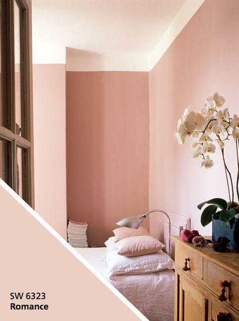 Blush tones are a stylish alternative to traditional neutrals, and the pinkish hue is scientifically proven to induce a calming effect. Click through for more bedroom color ideas and romantic decor tricks. Romantic Bedroom Colors, Best Bedroom Colors, Blush Tones, Romantic Bedroom, Bedroom Paint Colors, Romantic Decor, Trendy Bedroom, Bedroom Paint, Remodel Bedroom