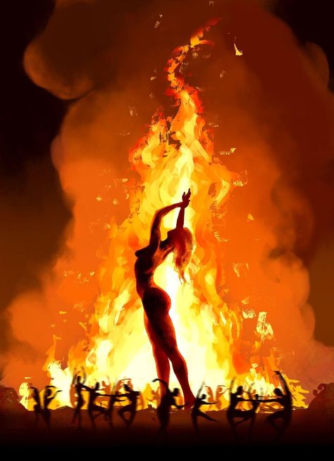 Lava Woman, Woman Energy, Fire Goddess, Breathing Fire, Flame Art, Fire Photography, Fire Art, Beltane, Witch Art