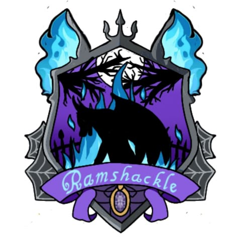 Ramshackle Dorm emblem Twisted Wonderland Dorm Logo, Twisted Wonderland Ramshackle Uniform, Ramshackle Dorm Uniform, Twisted Wonderland Ramshackle Dorm, Ramshackle Dorm, Twst Oc, Comics Ladybug, Twst Wonderland, Twisted Fate