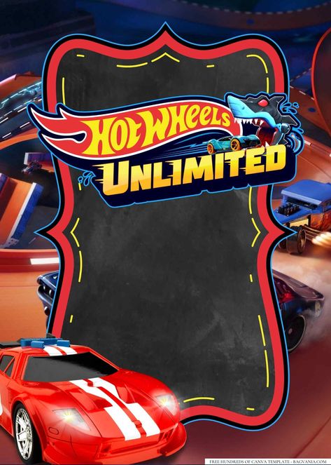 Cool 16+ Hot Wheels Birthday Invitation Templates #free #freeinvitation2019 #birthday #disney #invitations #invitationtemplates Hot Wheels Invitations Template, Hot Wheels Birthday Invitations, Hot Wheel Printables, Toy Store Design, Hot Wheels Invitations, Hotwheels Birthday Party, Super Mario Bros Party, Free Printable Invitations Templates, Hot Wheels Party