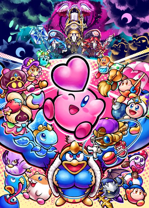 Kirby Star Allies by Torkirby on @DeviantArt Nerdy Wallpaper, Kirby Star Allies, Aesthetic Kirby, Kawaii Kirby, Kirby Star, Kirby Memes, Kirby Nintendo, Kirby Games, Kirby Stuff