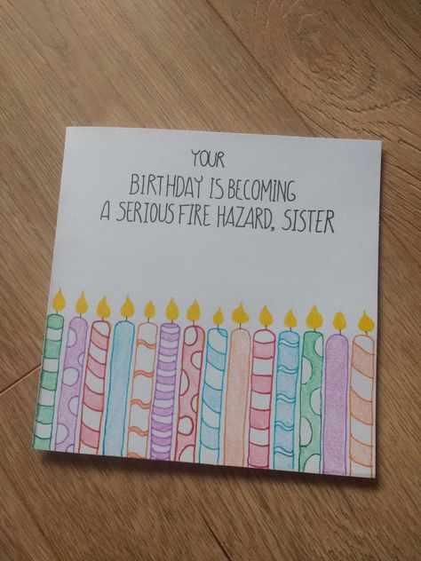 Birthday Homemade Card Ideas, Cool Diy Birthday Cards, Cute Birthday Card Ideas For Boyfriend, Simple Birthday Gift Ideas, Funny Homemade Birthday Cards, Cute Bday Card Ideas, Funny Diy Birthday Cards, Birthday Card Drawings, Dad Birthday Card Ideas