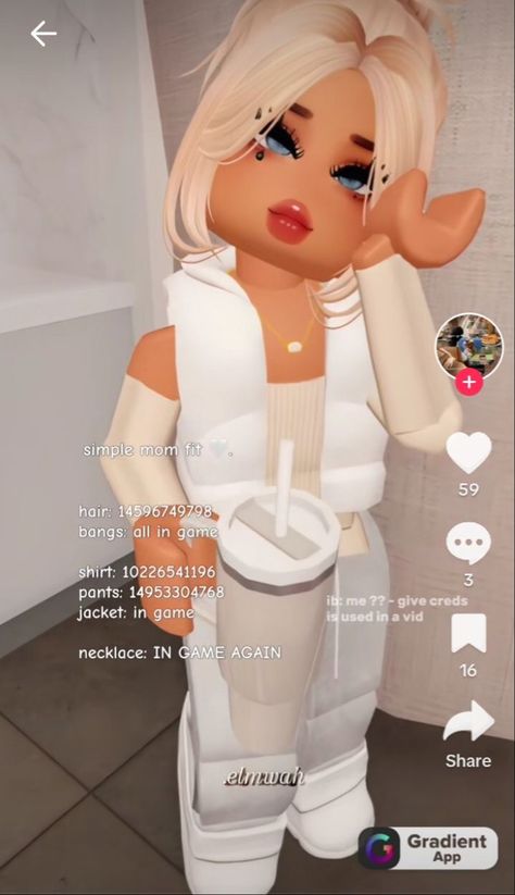 Trending Nail Designs, Preppy Mom, Blocksburg Outfit Codes￼, Code Clothing, Preppy Decal, Pic Code, Code Clothes, Black Hair Roblox, Cheer Outfits