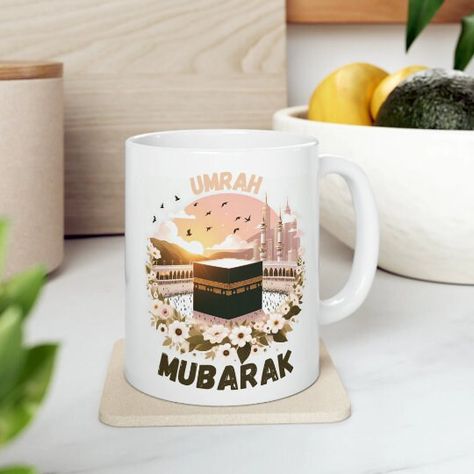 Umrah Mubarak Gifts for Umrah Gift for Umrah Mubarak Present Mug with Kaaba Print by SunnahVibesShop on Etsy Umrah Mubarak, Ramadan Gifts, Ramadan, Gift Ideas, Mug, Gifts, Quick Saves