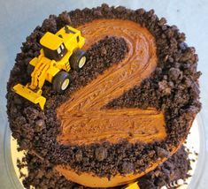 Construction Birthday Cake, Construction Cake, New Birthday Cake, Truck Cakes, Pokemon Cake, Easy Birthday, New Cake, Birthday Party Food, Cool Birthday Cakes