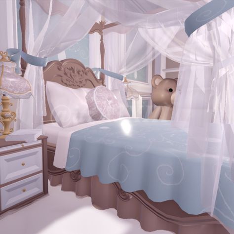 Royal High Dorm Room Campus 3, Royal High Bedroom Ideas, Bloxburg College Dorm, Royale High Bed Ideas, Royal High Dorm Ideas Cheap, Royale High Apartments, Royale High Dorm Inspo Campus 3, Cheap Royale High Dorm Ideas, Royals High Dorm Ideas