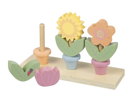 Beautiful real wood flower stacking toys, the perfect gift for a young child with a love of flowers Stacking Flower Pots, Stacked Flower Pots, Flower Toy, Wooden Toys For Toddlers, Wooden Baby Toys, Games For Toddlers, Stacking Toys, Recyclable Packaging, Orange Tree