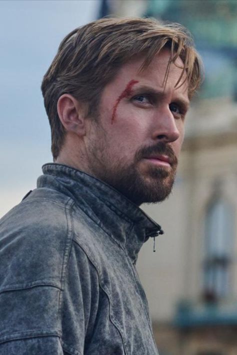 Gray Man Movie, Ryan Gosling Beard, The Grey Man, The Gray Man, Grey Man, Райан Гослинг, Gray Man, Man Movies, Action Movie