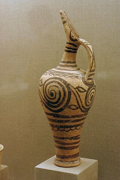 Simple Ceramics, Cosmic Mother, Ancient Ceramics, Ancient Pottery, Pottery Jug, Ancient World, Bronze Age, Wikimedia Commons, Ceramics