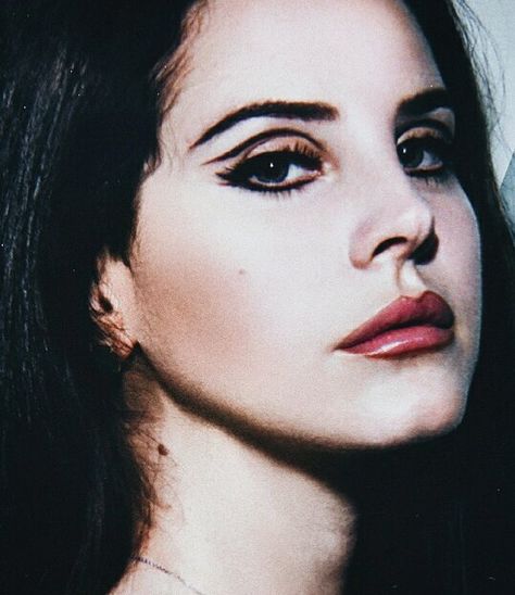 Brown Eyes, Lana Del Rey, Black Hair, A Woman, Tumblr, Tattoos, Makeup, Hair, Black