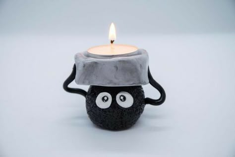 Soot Sprite, Diy Air Dry Clay, Sculpture Art Clay, Air Dry Clay Projects, Clay Diy Projects, Tanah Liat, Diy Ceramic, Ceramics Pottery Art, Ceramics Projects