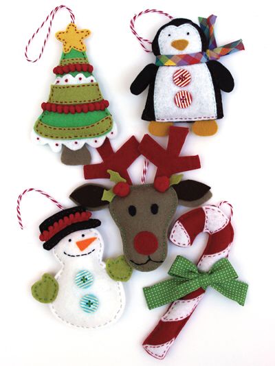 Felt Ornaments Patterns, Christmas Ornament Pattern, Felt Christmas Ornaments, Christmas Sewing, Noel Christmas, Felt Christmas, Felt Ornaments, Felting Projects, Felt Crafts